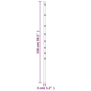 Fence Post Galvanized 150 cm 15 pcs (not for individual sale but AU)