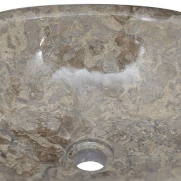 Sink Grey 53x40x15 cm Marble