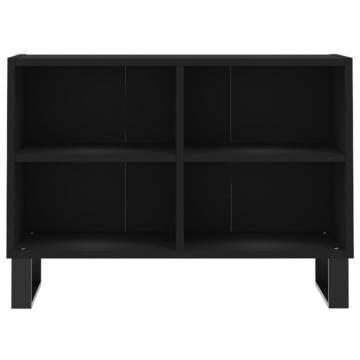 TV Cabinet Black 69.5x30x50 cm Engineered Wood