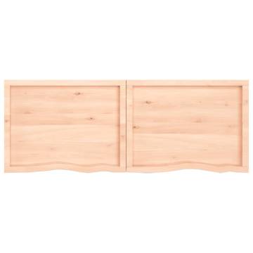 Bathroom Countertop 160x60x(2-4) cm Untreated Solid Wood