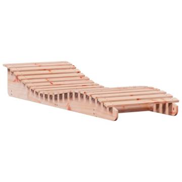 Sun Lounger 205x70x31.5 cm Solid Wood Douglas