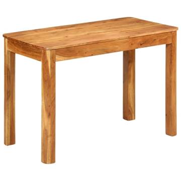 Dining Table 110x55x76 cm Solid Wood Acacia