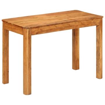 Dining Table 110x55x76 cm Solid Wood Acacia