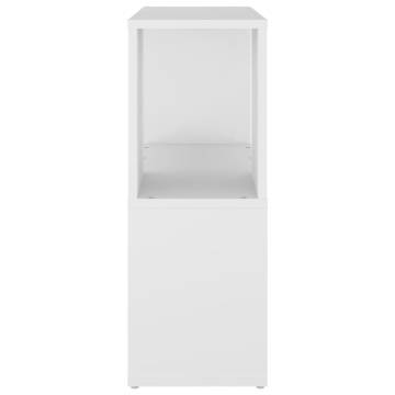 Book Cabinet White 60x24x63 cm Engineered Wood