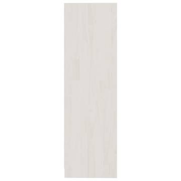 Book Cabinet/Room Divider White 104x33.5x110 cm Solid Pinewood