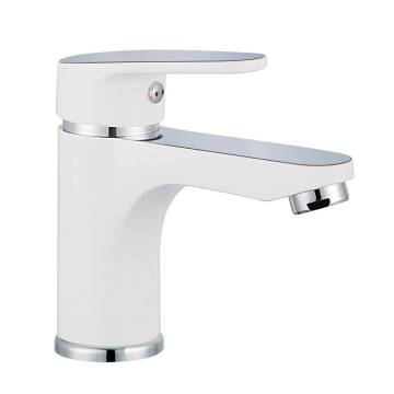 SCHÜTTE Basin Mixer Tap ALASKA White and Chrome