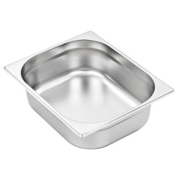 Gastronorm Containers 4 pcs GN 1/2 100 mm Stainless Steel