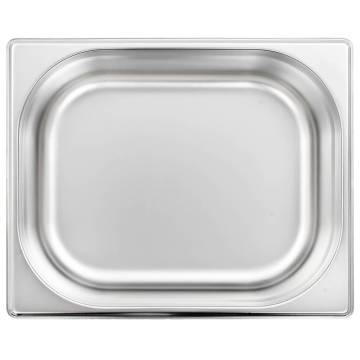 Gastronorm Containers 4 pcs GN 1/2 100 mm Stainless Steel