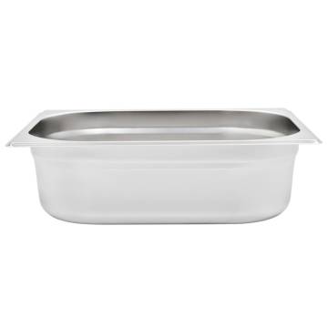 Gastronorm Containers 4 pcs GN 1/2 100 mm Stainless Steel