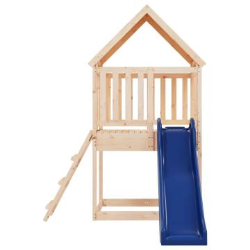 Outdoor Playset Solid Wood Pine