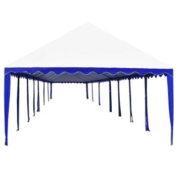 Tent Fabric 6x14 m Blue and White