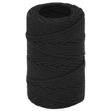 Boat Rope Full Black 2 mm 100 m Polypropylene