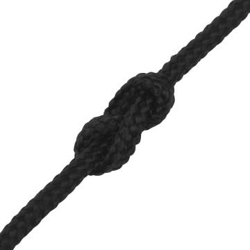 Boat Rope Full Black 2 mm 100 m Polypropylene