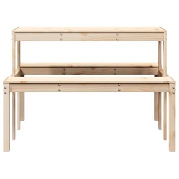 Picnic Table 110x134x75 cm Solid Wood Pine