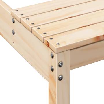 Picnic Table 110x134x75 cm Solid Wood Pine