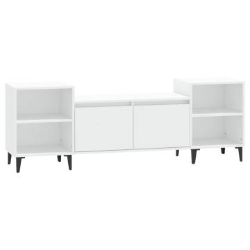 TV Cabinet White 160x35x55 cm Engineered Wood