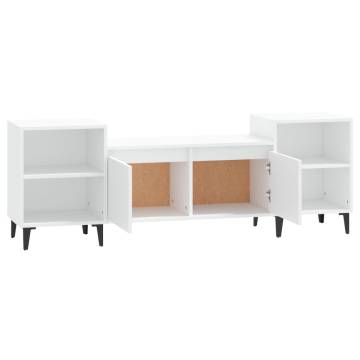 TV Cabinet White 160x35x55 cm Engineered Wood