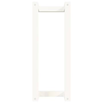 Towel Rack White 23x18x60 cm Solid Wood Pine