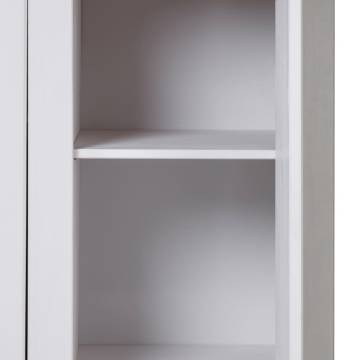 3-Door Wardrobe White 118x50x171.5 cm Pine Panama Range