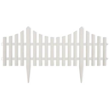 White Lawn Divider 17 pcs / 10 m