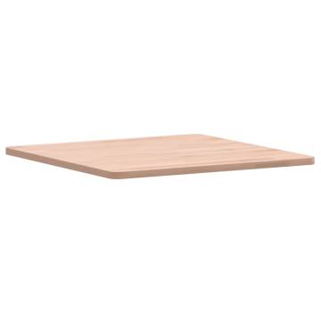 Table Top 50x50x1.5 cm Square Solid Wood Beech