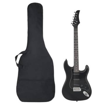 Electric Guitar for Beginner with Bag Black 4/4 39"