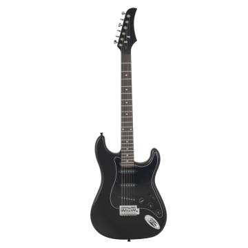 Electric Guitar for Beginner with Bag Black 4/4 39"