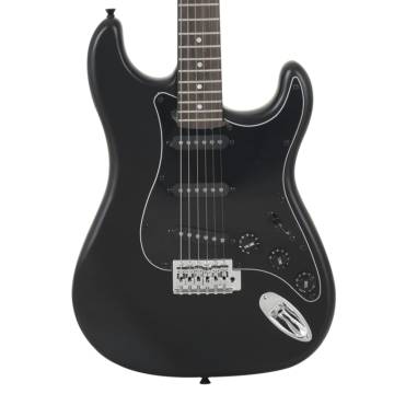 Electric Guitar for Beginner with Bag Black 4/4 39"