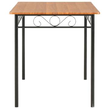 Dining Table Brown 120x70x75 cm MDF