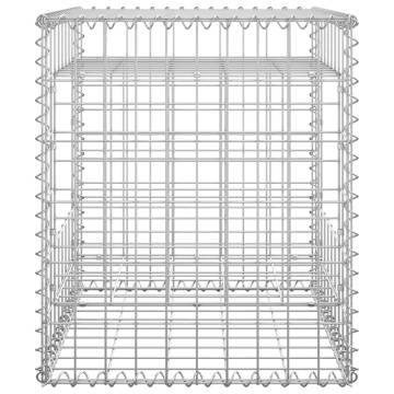 Gabion Basket Post 50x50x60 cm Iron