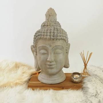 ProGarden Buddha Head Decorative 31 x 29 x 53.5 cm