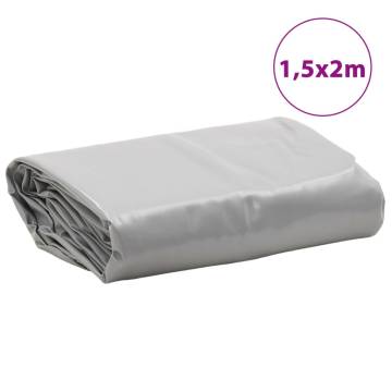 Tarpaulin Grey 1.5x2 m 650 g/m²