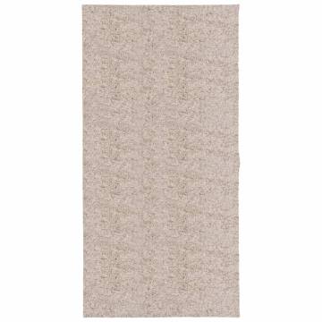 Shaggy Rug PAMPLONA High Pile Modern Beige 100x200 cm