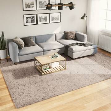 Shaggy Rug PAMPLONA High Pile Modern Beige 240x340 cm