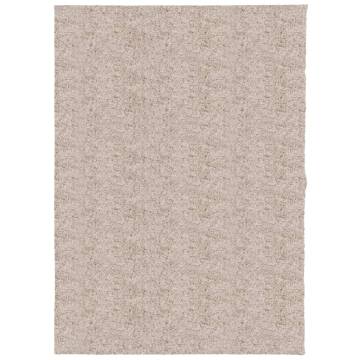 Shaggy Rug PAMPLONA High Pile Modern Beige 240x340 cm