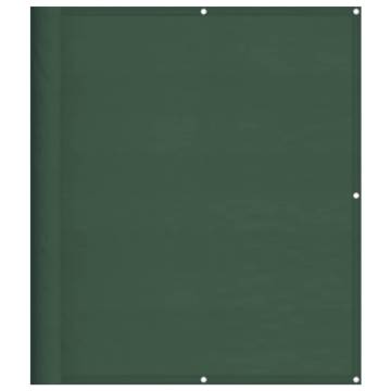 Balcony Screen Dark Green 120x800 cm 100% Polyester Oxford