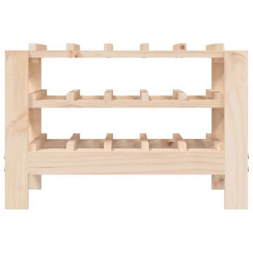 Wine Rack 61.5x30x42 cm Solid Wood Pine