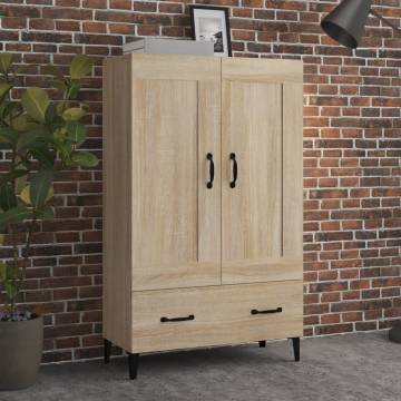 Highboard Sonoma Oak 70x31x115 cm Engineered Wood