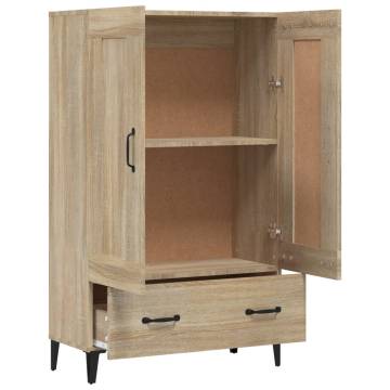 Highboard Sonoma Oak 70x31x115 cm Engineered Wood