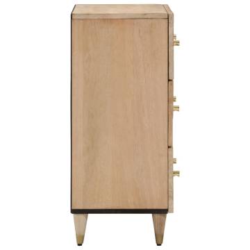 Side Cabinets 2 pcs 60x33x75 cm Solid Wood Mango