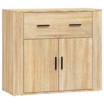 Sideboards 3 pcs Sonoma Oak Engineered Wood