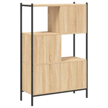 Bookcase Sonoma Oak 72x28x109 cm Engineered Wood