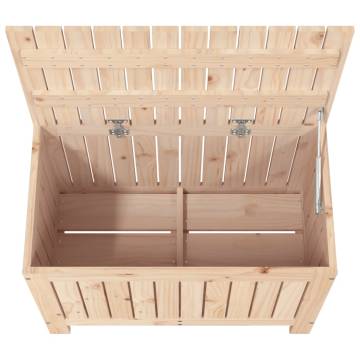 Garden Storage Box 76x42.5x54 cm Solid Wood Pine