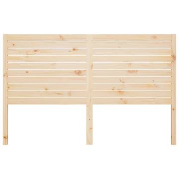 Bed Headboard 186x4x100 cm Solid Wood Pine