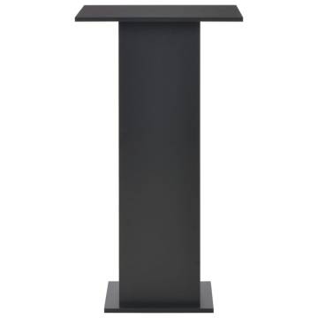 Bar Table Black 60x60x110 cm