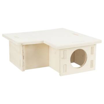 TRIXIE 3-chambered Rodent House 25x10x25 cm Wood