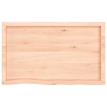 Bathroom Countertop 100x60x(2-6) cm Untreated Solid Wood