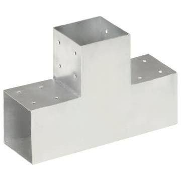 Post Connector T Shape Galvanised Metal 101x101 mm