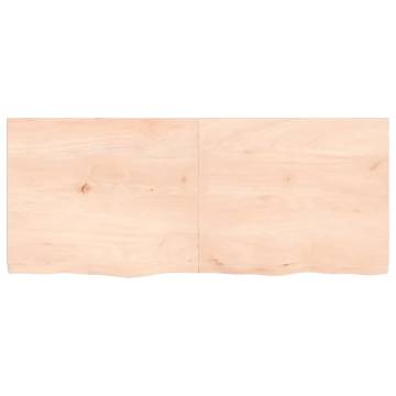 Bathroom Countertop 120x50x(2-4) cm Untreated Solid Wood