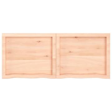 Bathroom Countertop 120x50x(2-4) cm Untreated Solid Wood